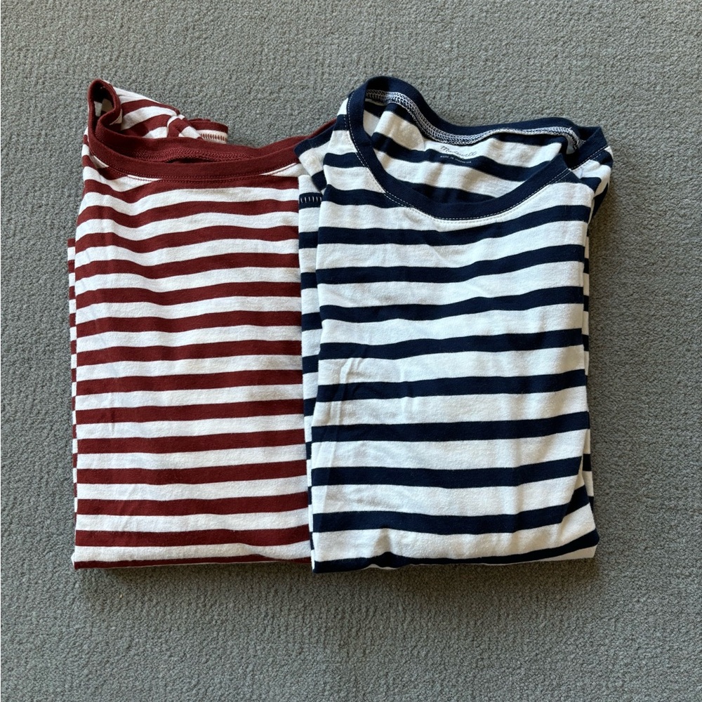 Madewell Striped long sleeve t- shirts